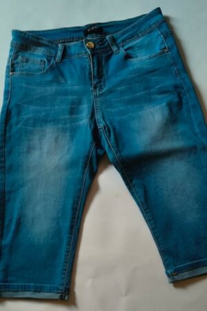 Knee-Length Length Blue Denim